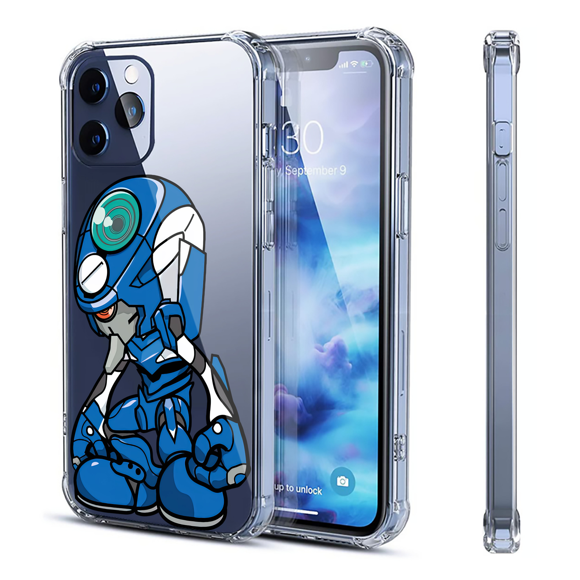 （画像用） EVA 新世紀エヴァンゲリオン 【iPhone 12シリーズ対応】透明スマホケース（クリアソフトケース）